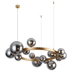 Baza BUBBLES LAMPBODY ROUND 15 AZ5877 złoty AZZARDO