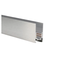 ALFA TRACK MAGNETIC52 2m + 2x END CAP ANODISED SILVER AZ6359 AZZARDO