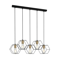 kinkiecik.pl Aina Lampa wisząca PND-74889-5-BK ITALUX