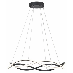 Amira - lampa wisząca LED czarny mat 343601-30 REALITY