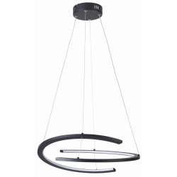 Ancor - lampa wisząca LED czarny mat. 1x30W 341701-30 REALITY