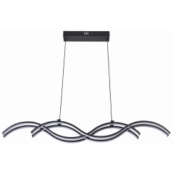 Aruba - lampa wisząca LED czarny mat 341801-30 REALITY