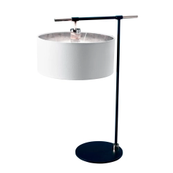 Lampa stołowa Balance – 1 źródło światła – Czarna / Polerowany nikiel BALANCE-TL-BKPN Elstead Lighting