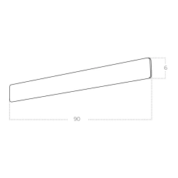 Kinkiet BASENTO 90 CCT SWITCH AZ5891 LED 30W 3000-4000K biały AZZARDO