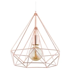 Lampa wisząca BASKET miedź śr. 37cm 60361 ALFA - zdjęcie produktu
