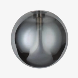 Klosz 15cm dymiony chrom BUBBLES GLASS SHADE D15 SMOKY AZ5885 AZZARDO