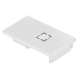 BETA TRACK MAGNETIC57 230V END CAP WH AZ5167 AZZARDO