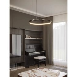 Lampa Wisząca Cayenne 60cm Brushed Black P0661D MaxLight