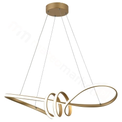 kinkiecik.pl Canbera lampa wisząca LED złoty 338901-09 REALITY