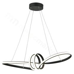 kinkiecik.pl Canbera lampa wisząca LED czarny mat 338901-30 REALITY