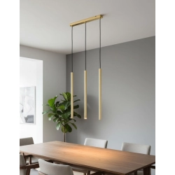 Lampa wisząca Collet 3xG9 złota 62287 ALFA