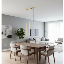 Lampa wisząca Collet 3xG9 złota 62287 ALFA
