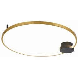 Plafon Condida LED czarny mat/złoty 641101-30 REALITY