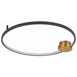 Plafon Condida LED złoty/czarny mat 641101-32 REALITY