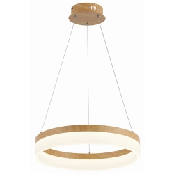 Cornelia - lampa wisząca 1 płomienna LED imitacja drewna 330601-11 REALITY