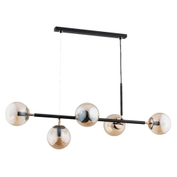 Lampa wisząca DANSA CZARNA 5xE14 63020 ALFA