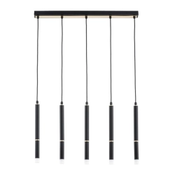 Lampa wisząca DESTO CZARNA - ZŁOTA 5xG9 63232 ALFA