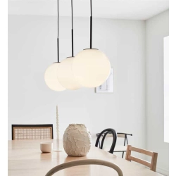 kinkiecik.pl Lampa wisząca DIONE Pendant 3L White/Black 108269 Markslojd