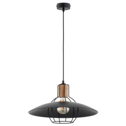 Lampa wisząca DOMINO GRAFITOWA 1xE27 61251 ALFA