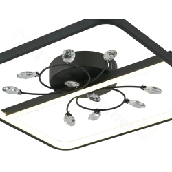 Dacota - plafon LED czarny mat 24W 4000K 1920lm 639301-30 REALITY