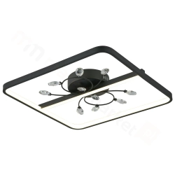 Dacota - plafon LED czarny mat 24W 4000K 1920lm 639301-30 REALITY