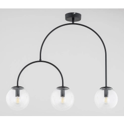 Lampa wisząca Dilar 3xE14 czarny 62493 ALFA