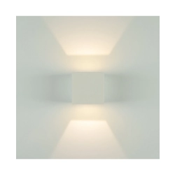 E159 OUTDOOR SCONCE LED 2X3W WHITE IP54 Zambelis Lights