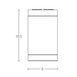 E220 OUTDOOR CEILING LIGHT 1XGU10 WHITE IP54 Zambelis Lights