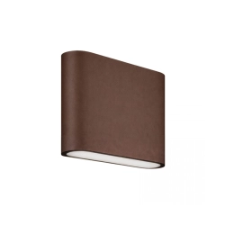 E238-27 OUTDOOR SCONCE LED 2X3W 2700K ALUMINUM BROWN IP65 Zambelis Lights