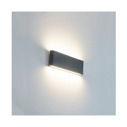 E240 OUTDOOR SCONCE 2X10W 3000K ALUMINUM GRAPHITE IP65 Zambelis Lights