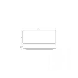 E240-W OUTDOOR SCONCE 2X10W 3000K ALUMINUM WHITE IP65 Zambelis Lights