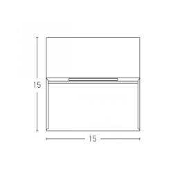 E241-W OUTDOOR SCONCE 7W SMD LED 3000K ALUMINIUM WHITE IP65 Zambelis Lights