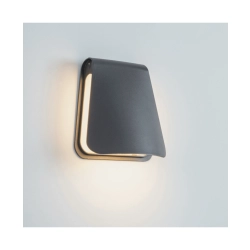 E245 OUTDOOR SCONCE LED 6W 3000K ALUMINUM GRAPHITE IP54 Zambelis Lights