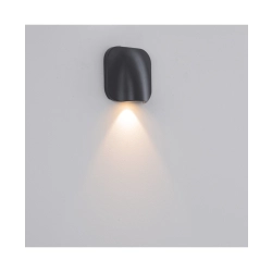 E273 OUTDOOR WALL LIGHT LED 9W 3000K ALUMINIUM GRAPHITE IP54 Zambelis Lights