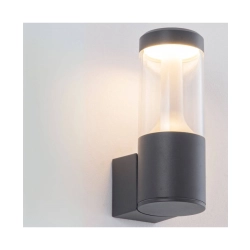E276 OUTDOOR WALL LIGHT LED 10W 3000K ALUMINIUM GRAPHITE IP54 Zambelis Lights