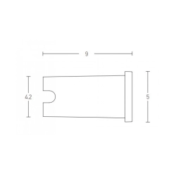 E288 OUTDOOR STEP LIGHT LED 2W 3000K BRUSHED STAINLESS STEEL IP65 Zambelis Lights