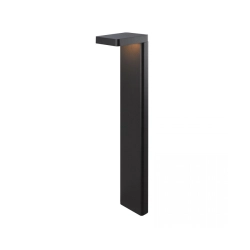 E297-27 OUTDOOR BOLLARD LED 9W 2700K ALUMINIUM SANDY BLACK Zambelis Lights
