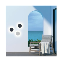 E304 OUTDOOR LED WALL LIGHT 8W 3000K ABS WHITE IP65 Zambelis Lights