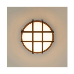 E342 OUTDOOR SCONCE LIGHT LED 10W 3000K ALUMINIUM BROWN IP65 Zambelis Lights