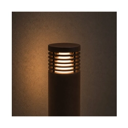 E345-27 OUTDOOR BOLLARD LED 10W 2700K ALUMINIUM BROWN Zambelis Lights