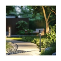 E409 OUTDOOR FLOOR LED LIGHT 8W 3000K SANDY BLACK IP65 Zambelis Lights