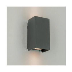 E412 OUTDOOR WALL LED UP-DOWN LIGHT 2*3W 3000K GRAPHITE ALUMINIUM IP65 Zambelis Lights