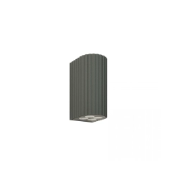 E422 OUTDOOR WALL LED UP-DOWN LIGHT 8x1W 3000K GRAPHITE ALUMINIUM IP54 Zambelis Lights