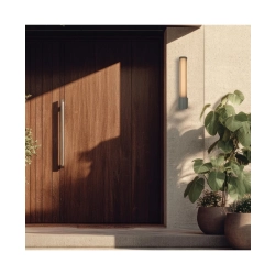 E428 OUTDOOR WALL LED LIGHT 12W 3000K GRAPHITE ALUMINIUM - GLASS - ACRYLIC IP54 Zambelis Lights