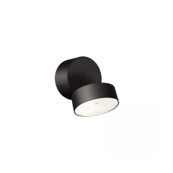 E435 OUTDOOR WALL LED LIGHT 6W 3000K MOVABLE SANDY BLACK ALUMINIUM IP65 Zambelis Lights
