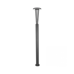 E445 OUTDOOR LAMP POST LED LIGHT 15.5W 3000K GRAPHITE ALUMINIUM IP65 Zambelis Lights