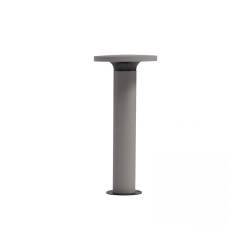 E476 OUTDOOR BOLLARD LED LIGHT 11W 3000K CONCRETE- METAL - PC DIFFUSER IP65 Zambelis Lights