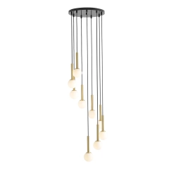 LAMPA WISZĄCA RIU 9 CZARNY 1103N1 Aldex - zdjęcie produktu