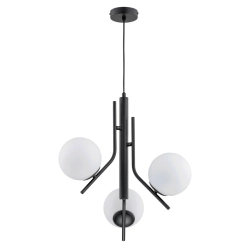 Lampa wisząca ESTEL CZARNO-BIAŁA 3xE14 62331 ALFA