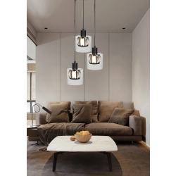 Lampa wisząca czarny Elmo 3xE14 40W 338803-02 REALITY